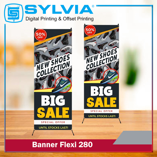 X-Banner Luster Ukuran 60X160