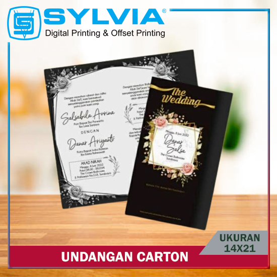  Undangan Carton Ukuran 14X21