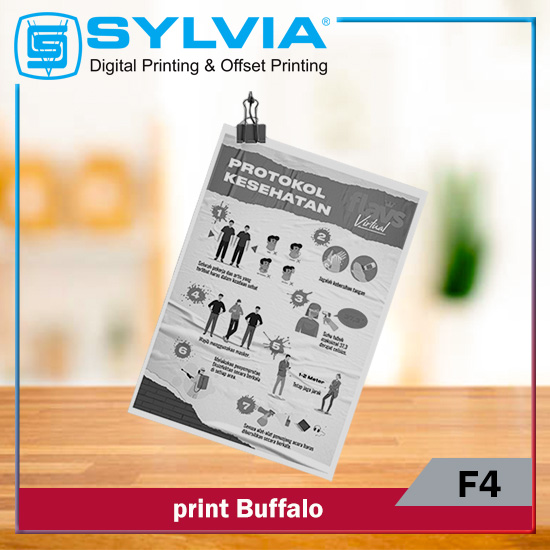 Print Hitam Putih A3 Buffalo