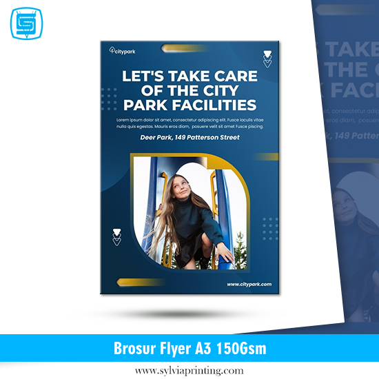 Brosur Flyer A3 150Gsm